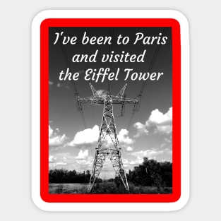 The Eiffel Tower Joke Sticker